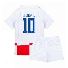 Kroatien Luka Modric #10 Heimtrikot EM 2024 Kurzarm (+ kurze hosen)